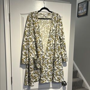 LuLaRoe Floral Cardigan - Yellow and Green